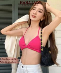 Áo Bra - Bikini Sexy Đi Biển Dây Cột Trơn Đơn Giản Phong Cách Hàn Quốc Gợi Cảm BN149 9