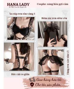 Đồ Ngủ Cosplay Hầu Gái Sexy - Hóa Trang Nàng Hầu Ren Gợi Cảm VN096 7 Đồ Ngủ Cosplay Hầu Gái Sexy - Hóa Trang Nàng Hầu Ren Gợi Cảm VN096 14
