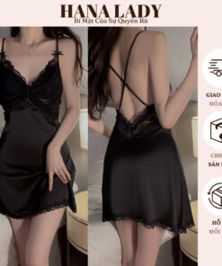 Váy Ngủ Lụa 2 Dây - Đầm Ngủ Lụa Phối Ren Họa Tiết Ngực Sexy Quyến Rũ VN577 9 Váy Ngủ Lụa 2 Dây - Đầm Ngủ Lụa Phối Ren Họa Tiết Ngực Sexy Quyến Rũ VN577 17