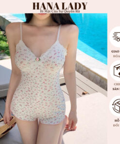 Bikini Hoa Nhí - Bodysuit Thun Mặc Nhà, Đi Biển Hoa Nhí Tôn Dáng Quyến Rũ BN153 6 Bikini Hoa Nhí - Bodysuit Thun Mặc Nhà, Đi Biển Hoa Nhí Tôn Dáng Quyến Rũ BN153 12
