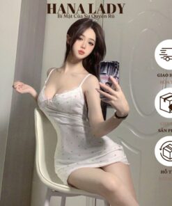 Váy Ngủ Body Sexy - Đầm Ngủ Thun 2 Dây Phối Ren Họa Tiết Hoa Nhí VN572 4 Váy Ngủ Body Sexy - Đầm Ngủ Thun 2 Dây Phối Ren Họa Tiết Hoa Nhí VN572 8