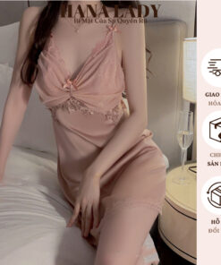 Váy Ngủ Lụa 2 Dây - Đầm Ngủ Lụa Phối Ren Họa Tiết Ngực Sexy Quyến Rũ VN577 7 Váy Ngủ Lụa 2 Dây - Đầm Ngủ Lụa Phối Ren Họa Tiết Ngực Sexy Quyến Rũ VN577 15