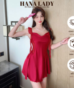 Váy Ngủ Lụa 2 Dây Cánh Tiên Sexy - Đầm Ngủ Lụa Dáng Xòe Cổ Đổ Kèm Đệm Mút VN578 8 Váy Ngủ Lụa 2 Dây Cánh Tiên Sexy - Đầm Ngủ Lụa Dáng Xòe Cổ Đổ Kèm Đệm Mút VN578 15