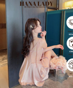 Váy Ngủ Lụa 2 Dây Cánh Tiên Sexy - Đầm Ngủ Lụa Dáng Xòe Cổ Đổ Kèm Đệm Mút VN578 7 Váy Ngủ Lụa 2 Dây Cánh Tiên Sexy - Đầm Ngủ Lụa Dáng Xòe Cổ Đổ Kèm Đệm Mút VN578 14