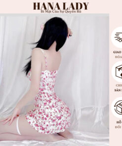 Váy Ngủ 2 Dây Nữ - Đầm 2 Dây Hoa Nhí Kèm Mút Phong Cách Dễ Thương VN579 15