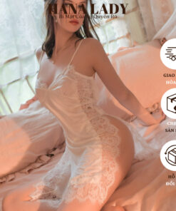 Váy Ngủ 2 Dây Sexy - Đầm Ngủ Thun Lụa Phối Ren Hở Lưng Mặc Nhà Gợi Cảm VN573 7 Váy Ngủ 2 Dây Sexy - Đầm Ngủ Thun Lụa Phối Ren Hở Lưng Mặc Nhà Gợi Cảm VN573 15