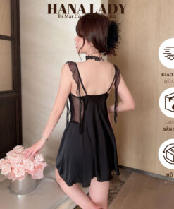 Váy Ngủ Lụa 2 Dây Cánh Tiên Sexy - Đầm Ngủ Lụa Dáng Xòe Cổ Đổ Kèm Đệm Mút VN578 6 Váy Ngủ Lụa 2 Dây Cánh Tiên Sexy - Đầm Ngủ Lụa Dáng Xòe Cổ Đổ Kèm Đệm Mút VN578 13