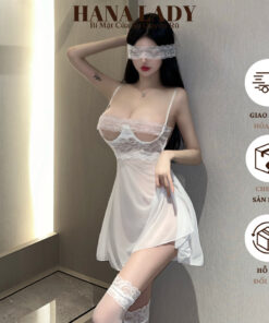 Váy Ngủ 2 Dây Sexy - Đầm Ngủ Voan Kèm Mặt Nạ Hở Lưng Xẻ Tà Sau Gợi Cảm VN570 5 Váy Ngủ 2 Dây Sexy - Đầm Ngủ Voan Kèm Mặt Nạ Hở Lưng Xẻ Tà Sau Gợi Cảm VN570 12