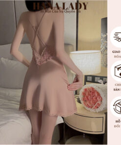 Váy Ngủ Lụa 2 Dây - Đầm Ngủ Lụa Phối Ren Họa Tiết Ngực Sexy Quyến Rũ VN577 4 Váy Ngủ Lụa 2 Dây - Đầm Ngủ Lụa Phối Ren Họa Tiết Ngực Sexy Quyến Rũ VN577 12