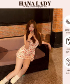 Váy Ngủ 2 Dây Nữ - Đầm 2 Dây Hoa Nhí Kèm Mút Phong Cách Dễ Thương VN579 13