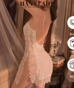 Váy Ngủ 2 Dây Sexy - Đầm Ngủ Thun Lụa Phối Ren Hở Lưng Mặc Nhà Gợi Cảm VN573 4 Váy Ngủ 2 Dây Sexy - Đầm Ngủ Thun Lụa Phối Ren Hở Lưng Mặc Nhà Gợi Cảm VN573 12