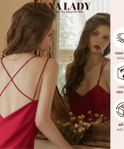 Váy Ngủ Thun 2 Dây - Đầm Ngủ Thun Lạnh Mắc Nhà Dây Chéo Lưng Quyến Rũ VN571 8 Váy Ngủ Thun 2 Dây - Đầm Ngủ Thun Lạnh Mắc Nhà Dây Chéo Lưng Quyến Rũ VN571 15