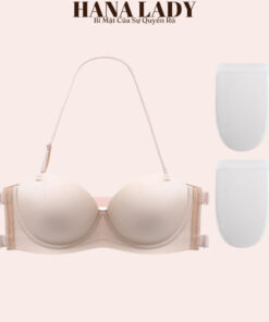 Áo ngực su đúc cúp ngang không dây đệm dày nâng ngực chống tuột tặng kèm dây lưng + dây cổ DT044 10 Áo ngực su đúc cúp ngang không dây đệm dày nâng ngực chống tuột tặng kèm dây lưng + dây cổ DT044 19
