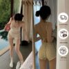 Bikini Hoa Nhí - Bodysuit Thun , Bộ Đồ Đi Biển Hoa Nhí Tôn Dáng Quyến Rũ BN155 1