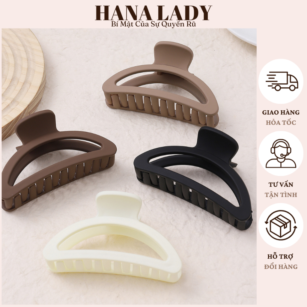 Kẹp Tóc Càng Cua Cho Nữ Hình Bán Nguyệt - Phụ Kiện Tóc Phong Cách Hàn Quốc PKT22 7 Kẹp Tóc Càng Cua Cho Nữ Hình Bán Nguyệt - Phụ Kiện Tóc Phong Cách Hàn Quốc PKT22 12