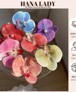 Kẹp Tóc Hoa Lan Hồ Điệp - Kẹp Tóc Hoa Hot Trend Nhiều Màu PKT14 15