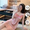 Váy Ngủ Lụa - Đầm Ngủ Hai Dây Gợi Cảm Họa Tiết Da Beo Dễ Thương VN583 1 Váy Ngủ Lụa - Đầm Ngủ Hai Dây Gợi Cảm Họa Tiết Da Beo Dễ Thương VN583 1