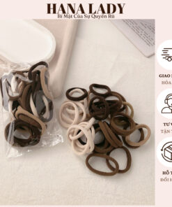Set 100 Thun Buộc Tóc Basic Nhiều Màu Cỡ Nhỏ Siêu Co Giãn Cho Nữ PKT18 6 Set 100 Thun Buộc Tóc Basic Nhiều Màu Cỡ Nhỏ Siêu Co Giãn Cho Nữ PKT18 12