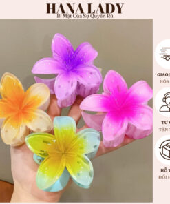 Kẹp Tóc Càng Cua Hoa Sứ Nhiều Màu Sắc Hot Trend Mùa Hè PKT019 14