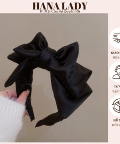 Cài Tóc Nơ Bảng To Dễ Thương Cho Nữ - Bờm Tóc Nơ Phong Cách Tiểu Thư PKT08 14