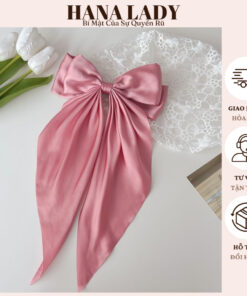 Kẹp Tóc Nơ Tiểu Thư Cỡ Lớn Phong Cách Hàn Quốc Cho Nữ PKT12 11