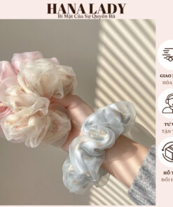 Cột Tóc Scrunchies 2 Lớp Họa Tiết Hoa Màu Sắc Dễ Thương PKT15 5 Cột Tóc Scrunchies 2 Lớp Họa Tiết Hoa Màu Sắc Dễ Thương PKT15 11