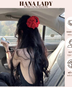 Kẹp Tóc Nữ - Kẹp Càng Cua Hoa Hồng Cỡ Lớn Phong Cách Dễ Thương PKT13 12