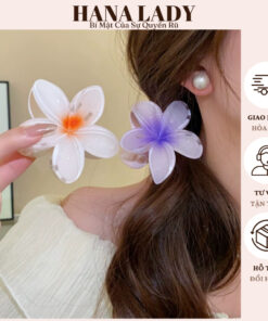 Kẹp Tóc Càng Cua Hoa Sứ Nhiều Màu Sắc Hot Trend Mùa Hè PKT019 13
