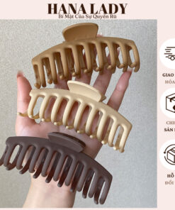 Kẹp Tóc Càng Cua Nhiều Răng Thiết Kế Đơn Giản Dành Cho Nữ PKT21 15