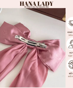 Kẹp Tóc Nơ Tiểu Thư Cỡ Lớn Phong Cách Hàn Quốc Cho Nữ PKT12 10