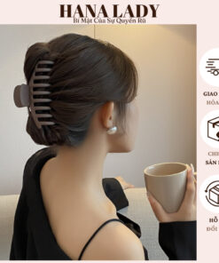 Kẹp Tóc Càng Cua Nhiều Răng Thiết Kế Đơn Giản Dành Cho Nữ PKT21 14