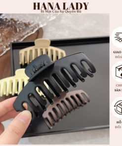 Kẹp Tóc Càng Cua Nhiều Răng Thiết Kế Đơn Giản Dành Cho Nữ PKT21 13
