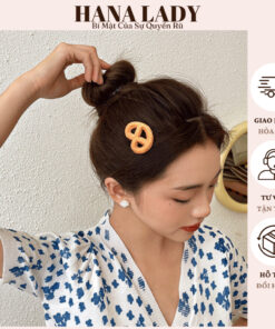Kẹp Tóc Thiết Kế Hình Bánh Quy Dễ Thương Ngộ Nghĩnh Cho Nữ PKT03 11