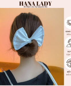 Thanh Vải Búi Quấn Tóc Hình Nơ - Kẹp Vải Tạo Kiểu Tóc Cho Nữ PKT02 9