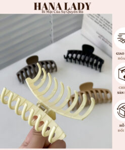 Kẹp Tóc Càng Cua Nhiều Răng Thiết Kế Đơn Giản Dành Cho Nữ PKT21 12
