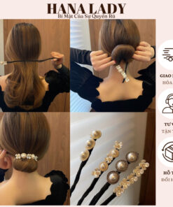 Kẹp Búi Tóc Đính Hoa - Dụng Cụ Hỗ Trợ Tạo Kiểu Tóc Dự Tiệc Sang Chảnh PKT01 12