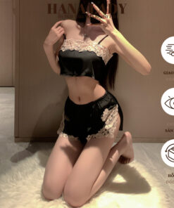 Bộ Ngủ 2 Dây - Đồ Ngủ Lụa 2 Dây Quần Xẻ Gợi Cảm Phối Ren Hoa Nổi VN581 4 Bộ Ngủ 2 Dây - Đồ Ngủ Lụa 2 Dây Quần Xẻ Gợi Cảm Phối Ren Hoa Nổi VN581 10