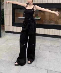 Áo Croptop 2 Dây Chất Thun Co Giãn Họa Tiết Nơ Thêu AO01 13