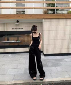 Áo Croptop 2 Dây Chất Thun Co Giãn Họa Tiết Nơ Thêu AO01 12