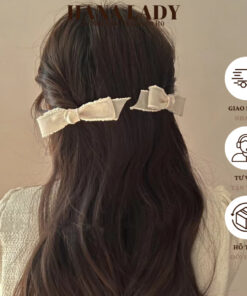 Kẹp Tóc Nơ Dễ Thương Cho Nữ Màu Pastel Phong Cách Hàn Quốc PKT034 14