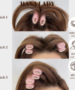 Kẹp Tóc Tạo Phồng Chân Tóc - Ống Lô Tạo Kiểu Tóc Dạng Kẹp Cho Nữ PKT031 10