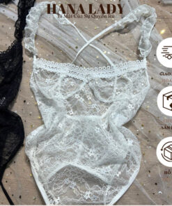 Bodysuit Ren Sexy - Bộ Ngủ Liền Thân Xuyên Thấu Quyến Rũ Tay Bèo VN582 9