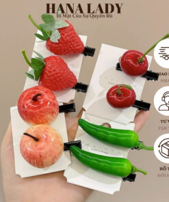 Kẹp Tóc Trái Cây Hoa Quả - Phụ Kiện Kẹp Tóc Mái Dễ Thương Vui Nhộn PKT041 8