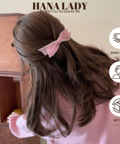 Kẹp Tóc Nơ Dễ Thương Cho Nữ Màu Pastel Phong Cách Hàn Quốc PKT034 10