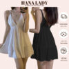 Váy Ngủ Sexy - Đầm Ngủ 2 Dây Cổ Chữ V Dáng Xòe Babydoll Dễ Thương VN590 1
