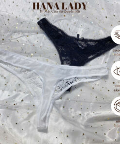 Quần Lót Nữ Sexy - Quần Lọt Khe Ren Hoa Nơ Quyến Rũ LK152 11
