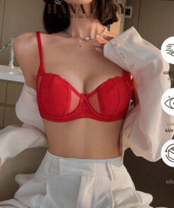 Áo Ngực Ren Nữ - Áo Lót Phối Lưới Ren Sexy Có Gọng Dẻo Nâng Vòng 1 Đệm Mút Mỏng AL023 14