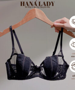 Áo Ngực Ren Nữ - Áo Lót Phối Lưới Ren Sexy Có Gọng Dẻo Nâng Vòng 1 Đệm Mút Mỏng AL023 12