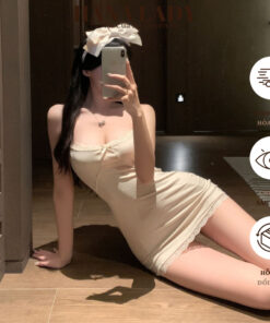 Váy 2 Dây Body - Đầm Thun Trơn Basic Phối Viền Ren Ôm Body Đi Chơi, Mặc Nhà Sexy VN595 8 Váy 2 Dây Body - Đầm Thun Trơn Basic Phối Viền Ren Ôm Body Đi Chơi, Mặc Nhà Sexy VN595 15