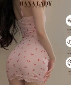 Váy Body Hoa Nhí - Đầm Ngủ Phối Ren Gợi Cảm Phong Cách Y2K VN592 9